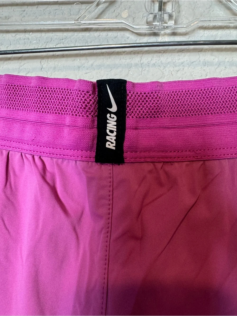 Nike Racing Women's Pink Athletic Aeroswift Running Shorts with Built-In Liner M